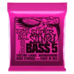ERNIE BALL 2824 Super Slinky Nickel Wound 5-Strings Bass 40-125