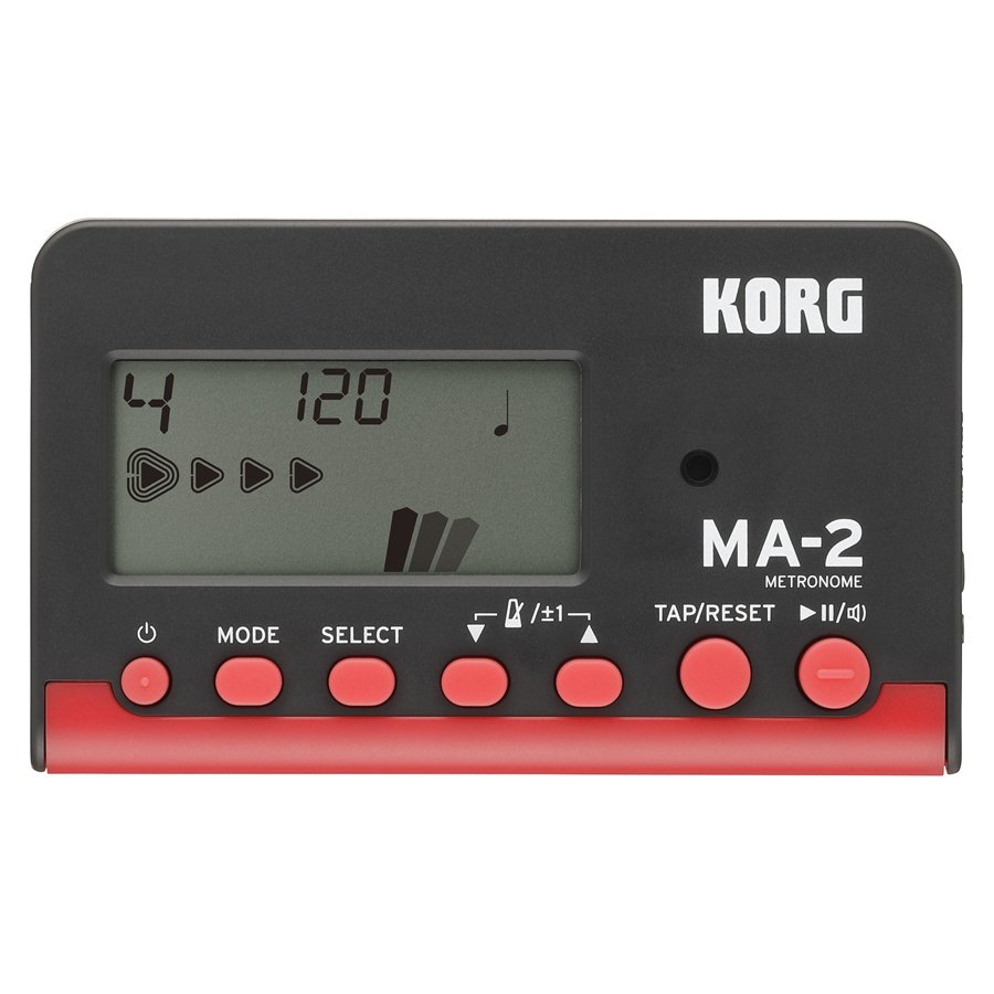 KORG MA-2 Metronome Black Red KORG MA-2 Metronome Black Red