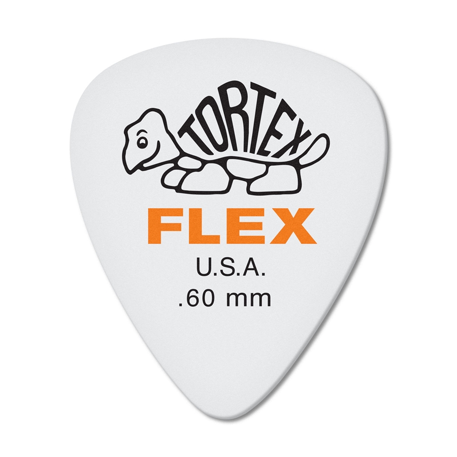 Dunlop 428R.60 Tortex Flex Standard .60 mm Bag/72
