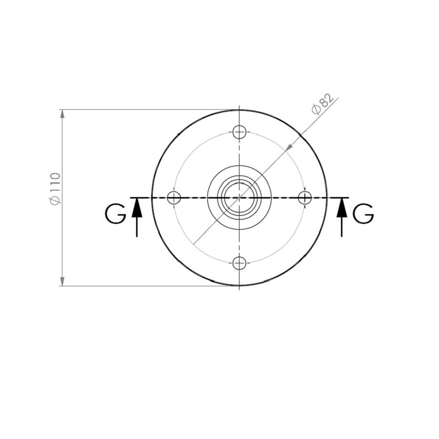 Quik Lok SC/107 Flangia per speaker - immagine 3