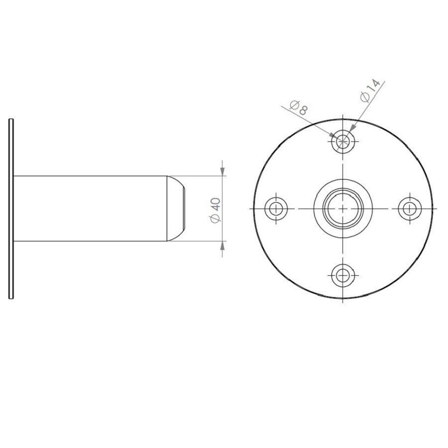 Quik Lok SC/107 Flangia per speaker - immagine 5