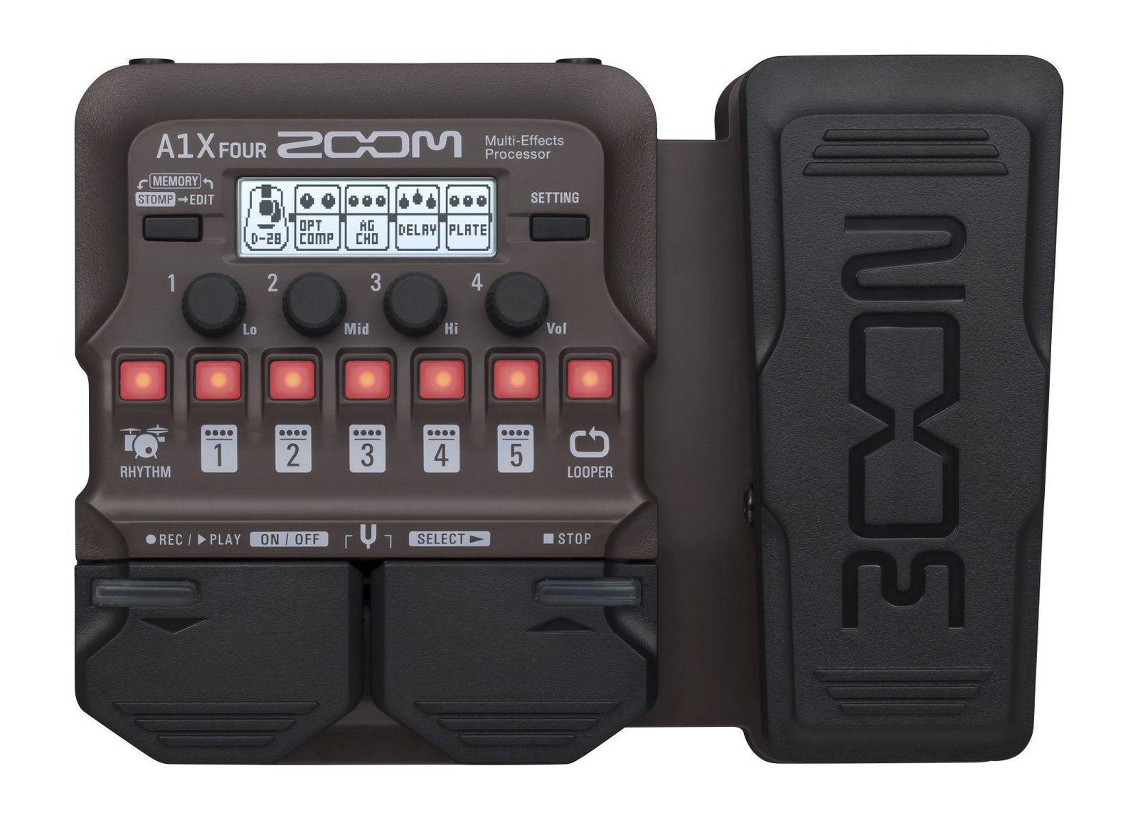 Zoom A1X FOUR – multieffetto per chitarra acustica con pedale d’espressione