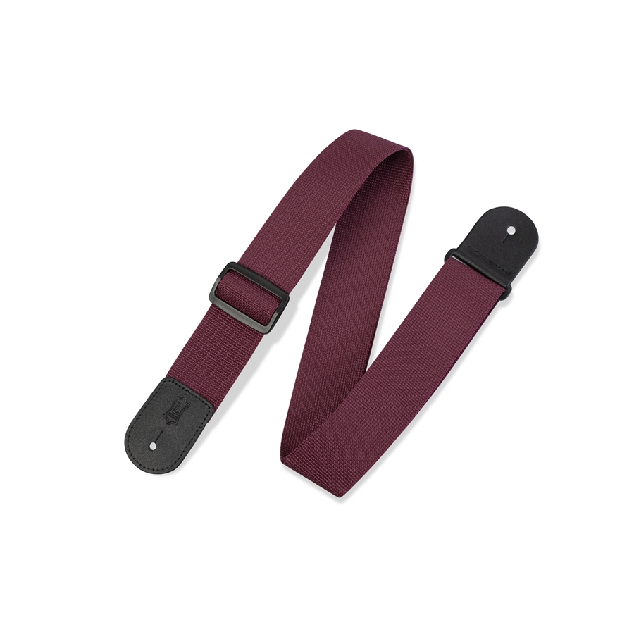 Levy’s M8POLY-BRG Tracolla in polipropilene Burgundy 2″