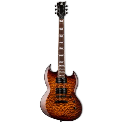 LTD VIPER-256 Dark Brown Sunburst