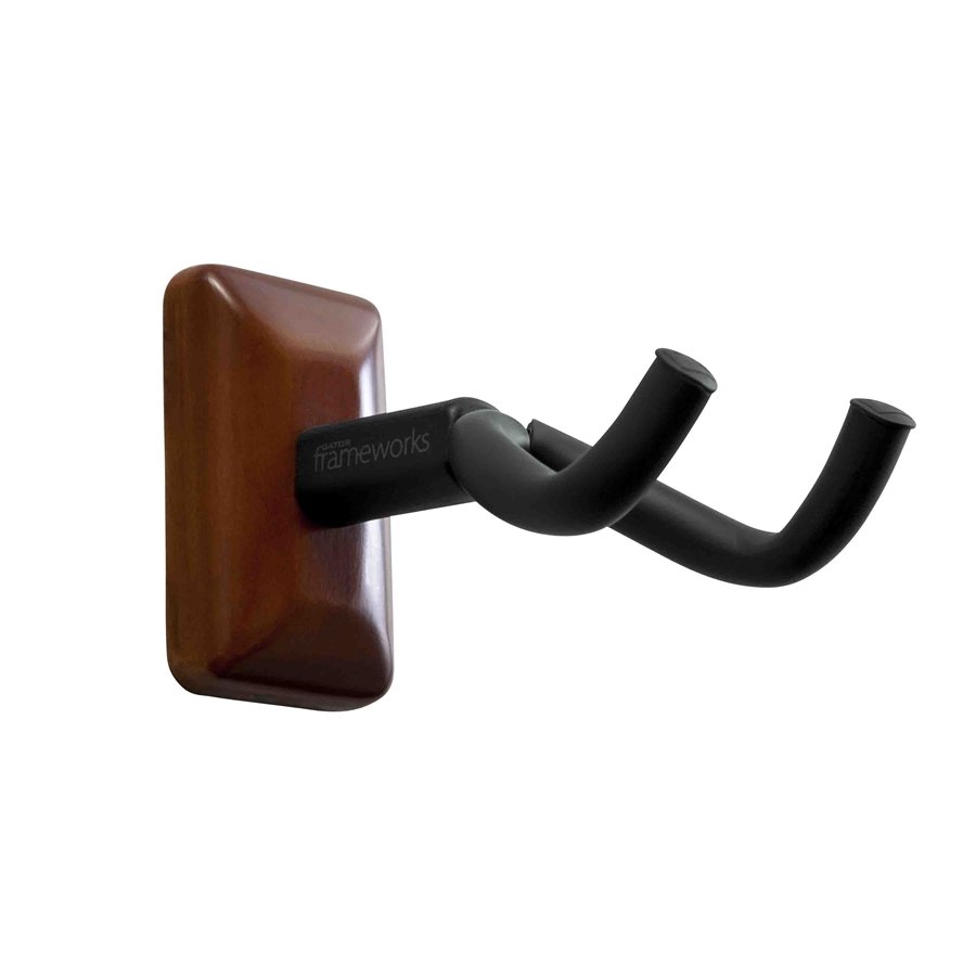 Gator Frameworks GFW-GTR-HNGRMHG Supporto a muro per chitarra con piastra mogano