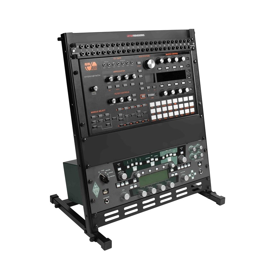 Gator Frameworks GFW-DESKTOPRK-12U Rack da scrivania in metallo a 12 unità