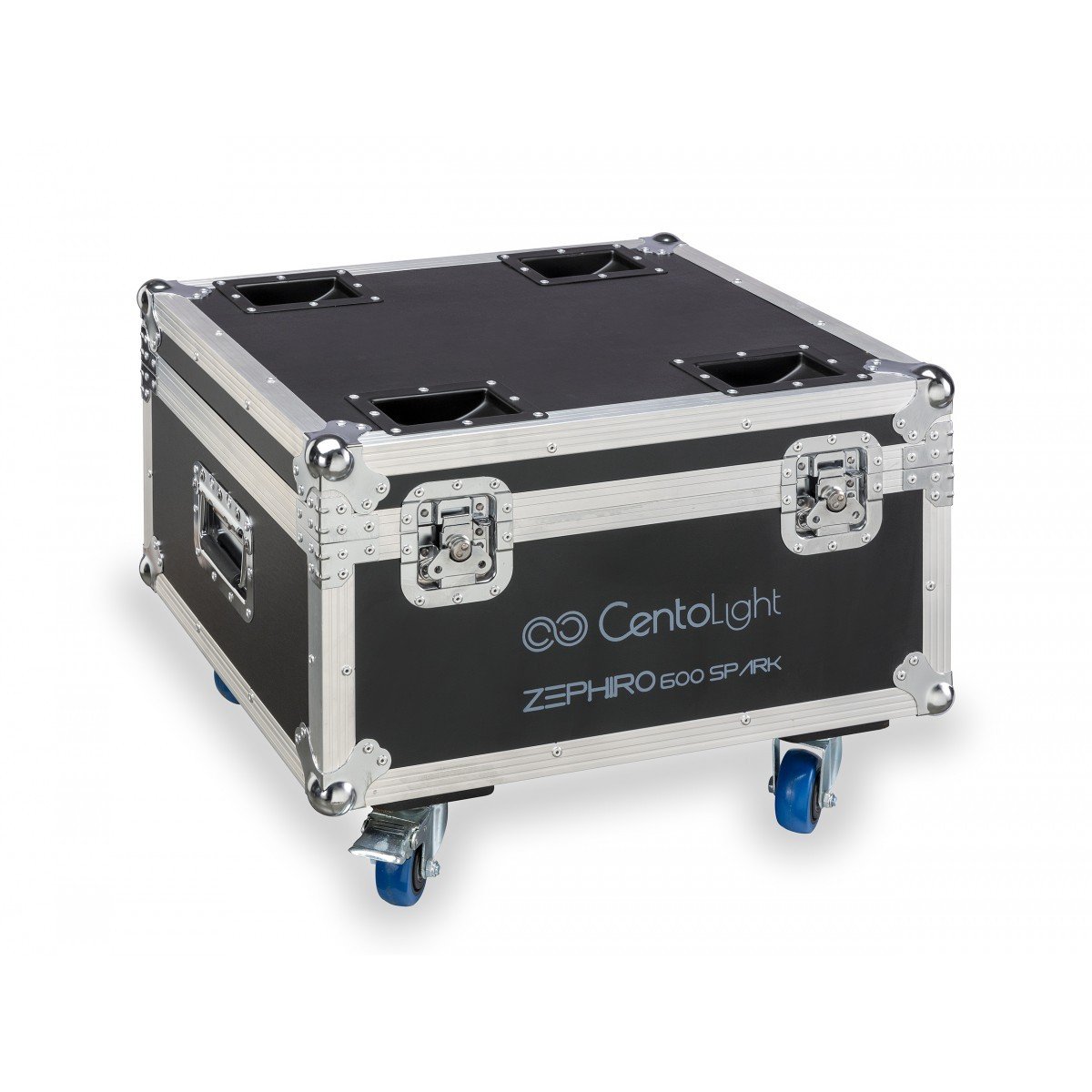 Centolight Flight case per 4 macchine per scintille zephiro 600 spark