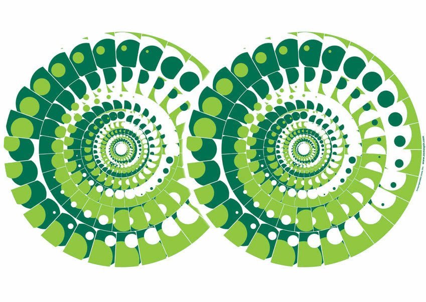 ZM1005_001.jpg 2x Zomo Slipmats Moon - verde 0020102304 - immagine 1