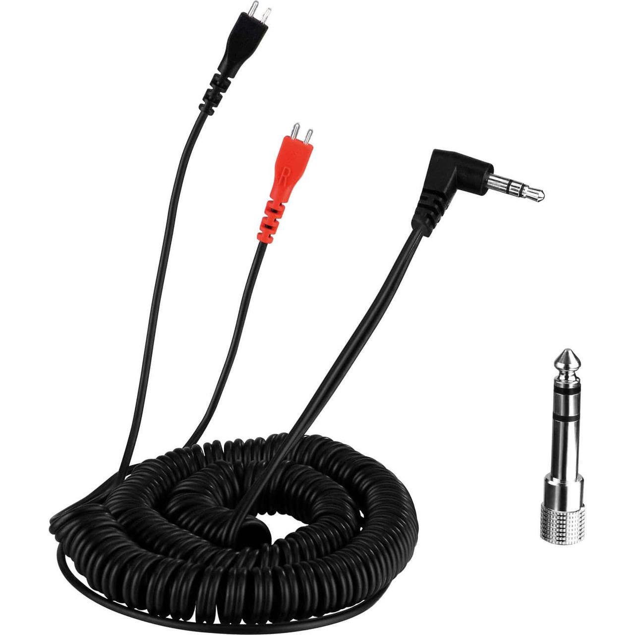 Cavo a spirale per Sennheiser HD 25 – 3.5m – nero 0020103443