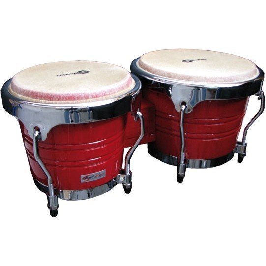 D390D_001.jpg Soundsation Bongos soundsation sb02-rd 7"+8" rosso hw-ch - immagine 1