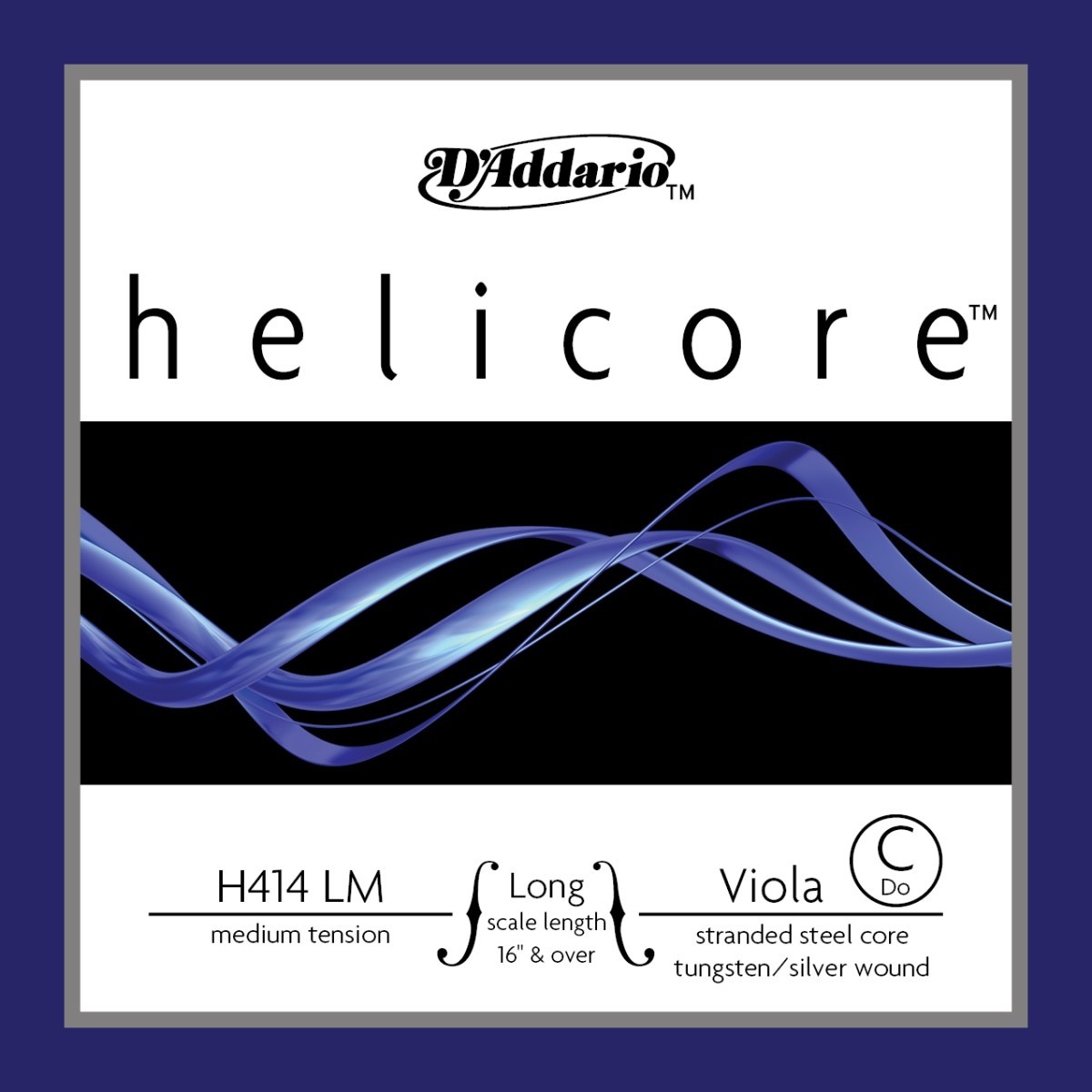 D’Addario Corda do helicore h414lm long scale medium per viola 4/4