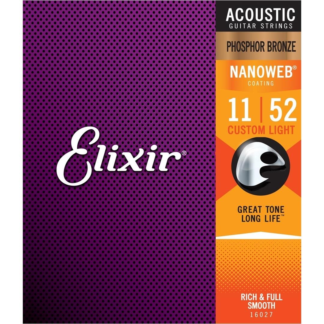 Elixir 16027 Nanoweb Custom Light 011/052