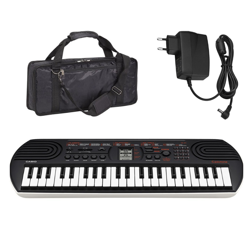 Casio sa81 con borsa e alimentatore