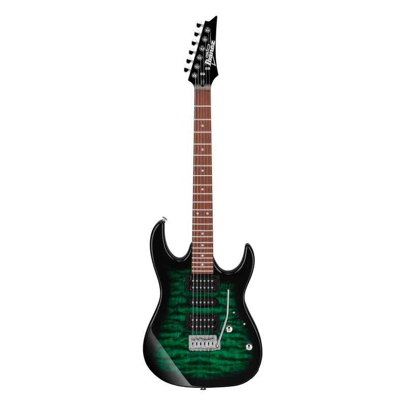 ibanez-grx70qa-teb-transparent-emerald-burst.jpg IBANEZ GRX70QA Transparent Emerald Burst