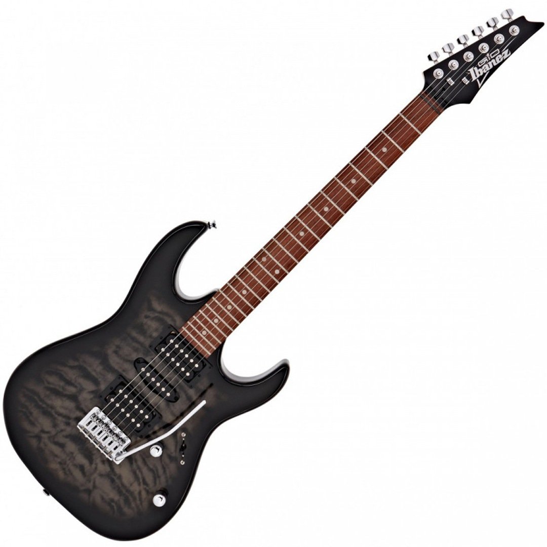 IBANEZ GRX70QA Transparent Black Sunburst