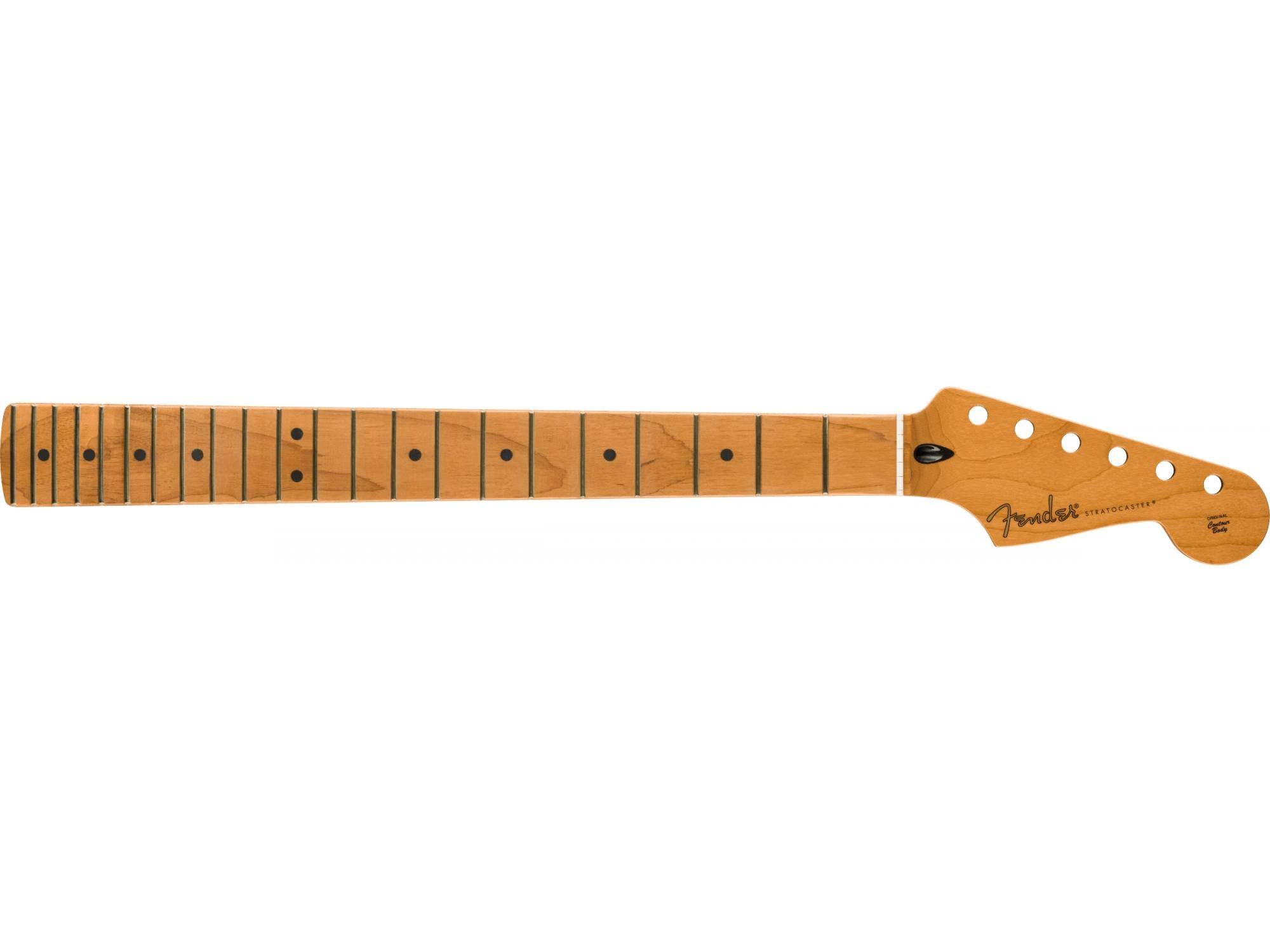 FENDER Satin Roasted Maple Stratocaster Neck 22 Jumbo Frets 12" Maple Flat Oval