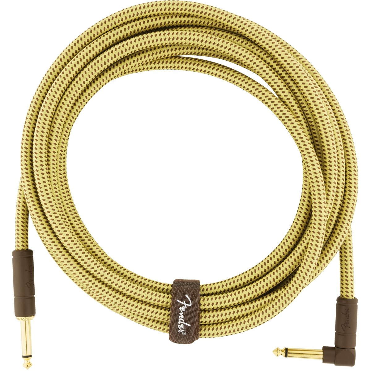 Fender Cavo per strumenti serie Deluxe Straight/Angle 15′ (4,5 m)  Tweed
