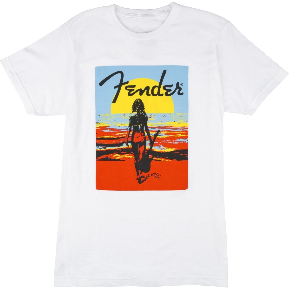 Fender T-shirt estiva Fender Endless, White S