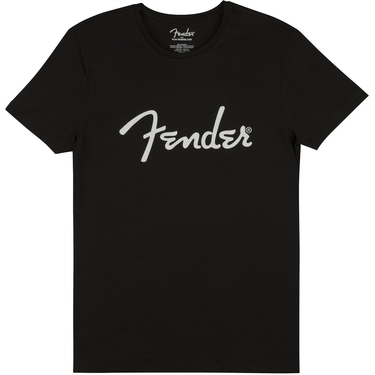 Fender T-shirt Fender® Spaghetti Logo da uomo Black Small