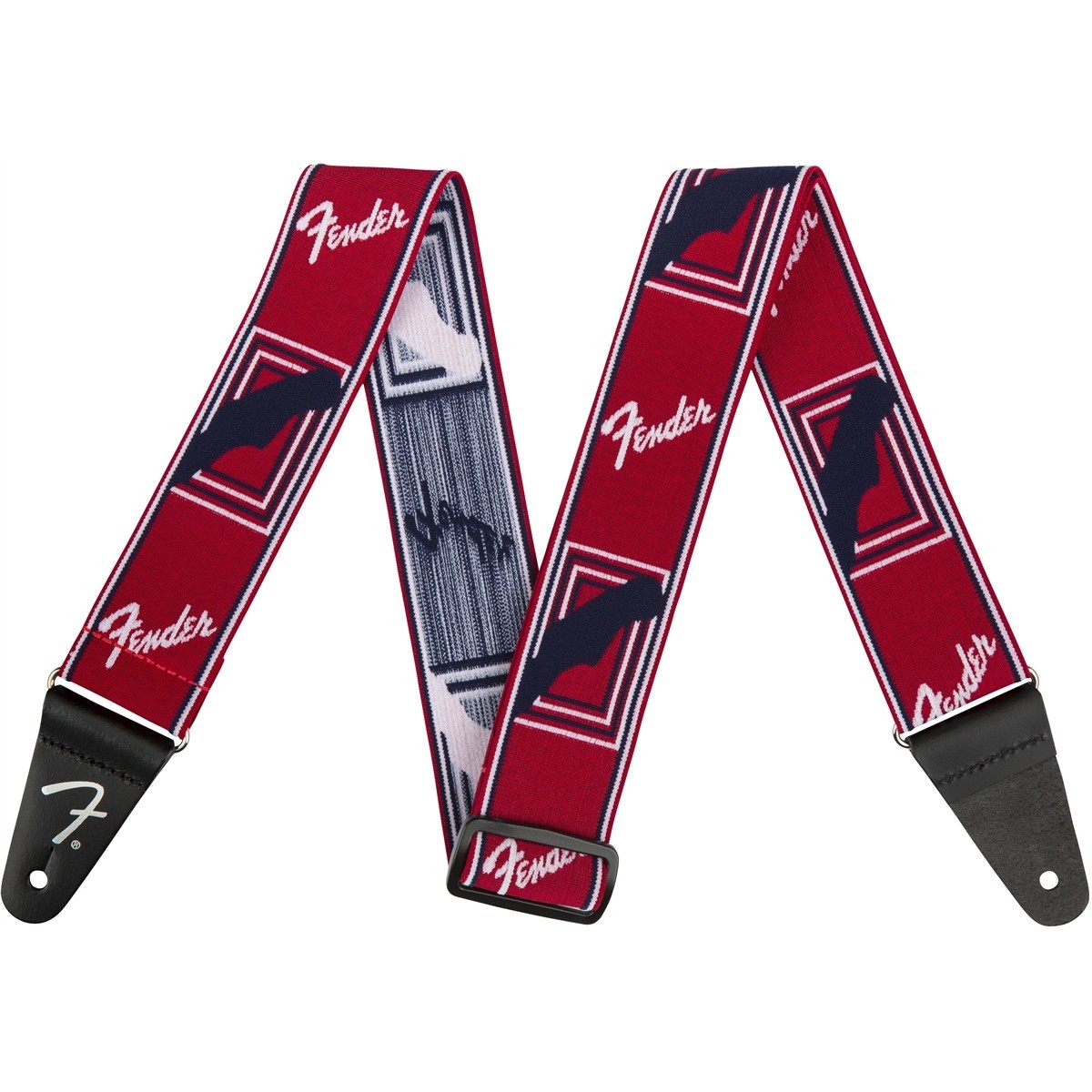 Fender Tracolla Weighless ™ 2 “, Red / White / Blu
