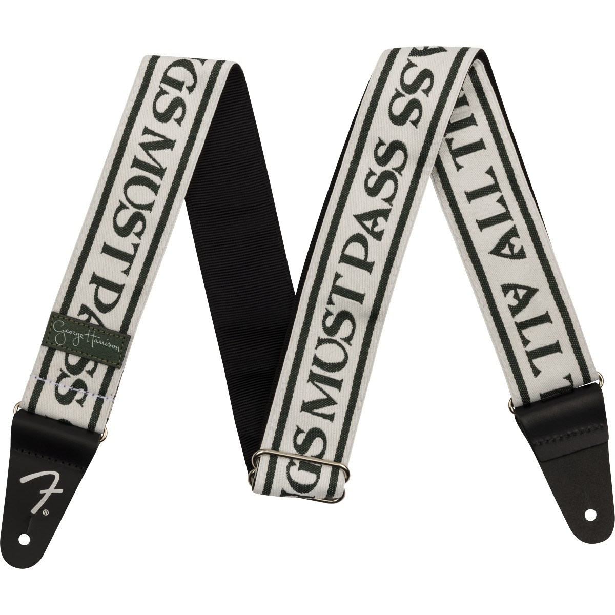 Fender George Harrison All Things Must Pass Logo Strap White/Green
