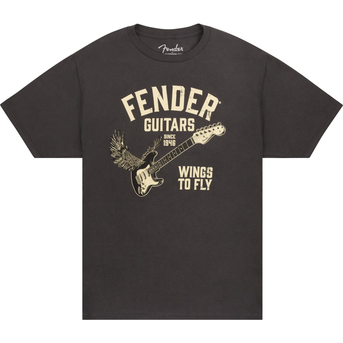 Fender Fender® Wings To Fly T-Shirt, Vintage Black, M