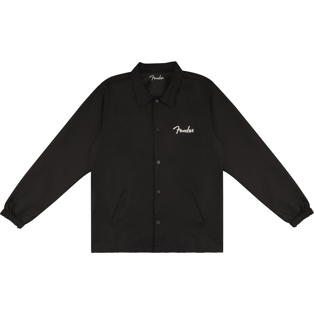 Fender Giubbino Fender® Spaghetti Logo Coaches Jacket, Black, S