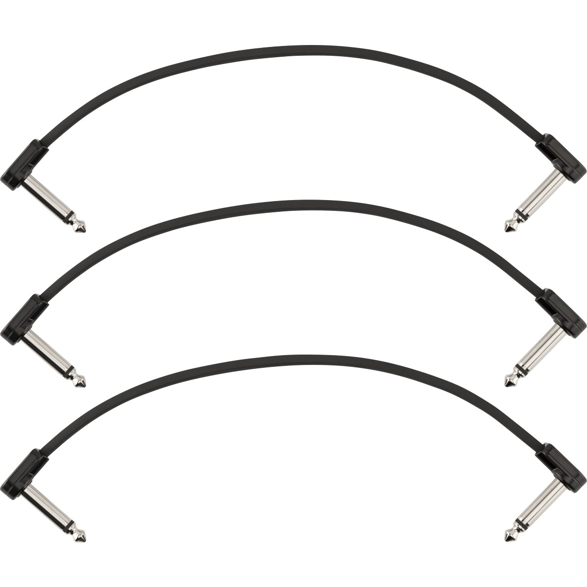 Fender Pack da 3 cavi Patch Fender Blockchain 8″, Angled/Angled