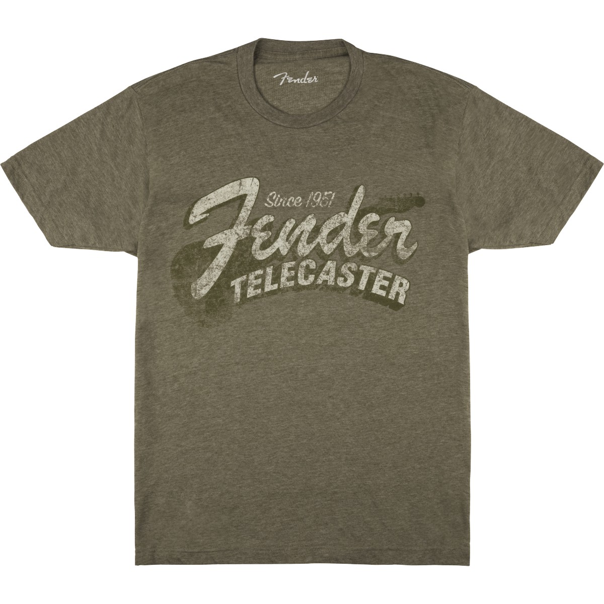 Fender T-Shirt Fender Since 1951 Telecaster Military Heather Green,  S