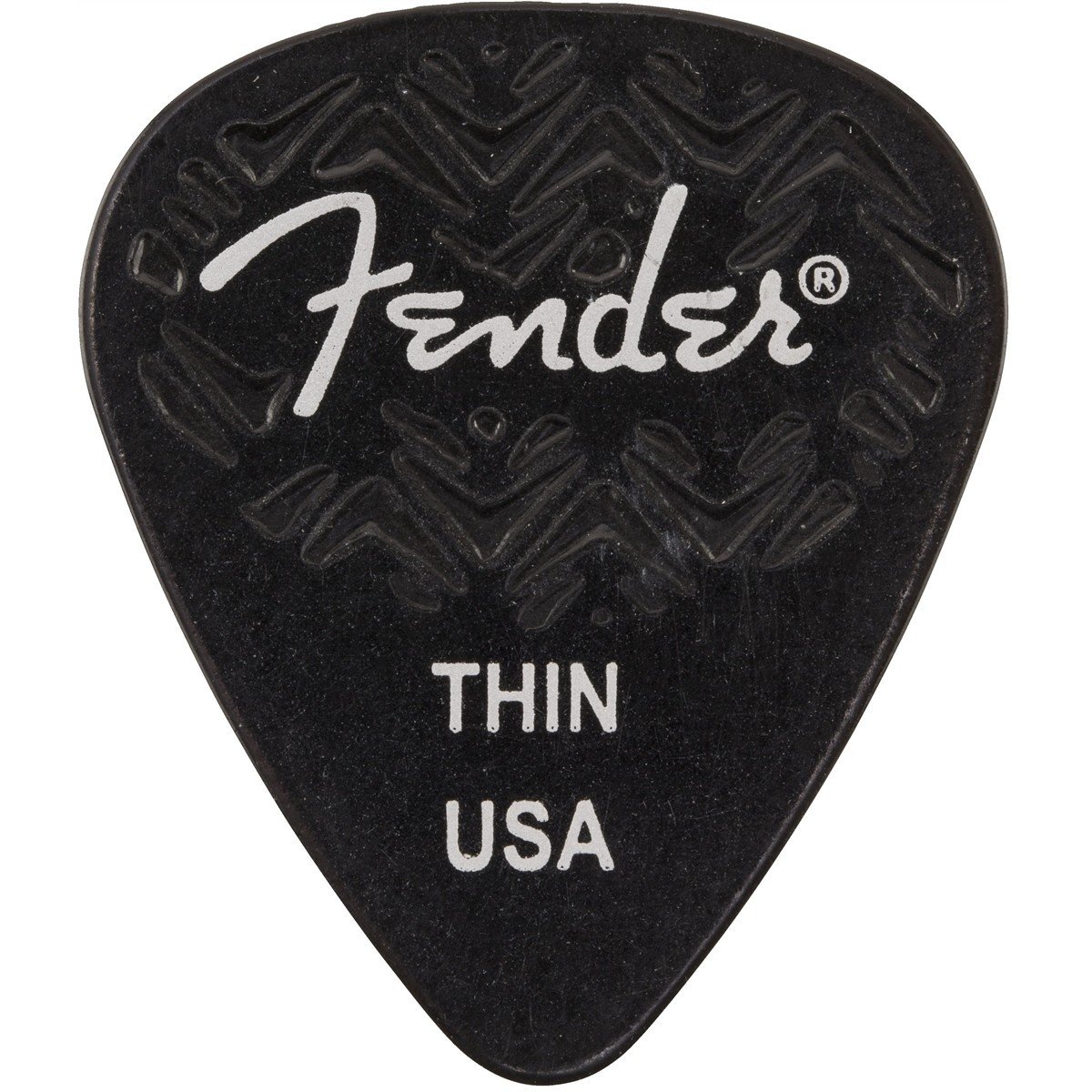 Fender Plettri 351 Shape Black Thin Confezione da 6