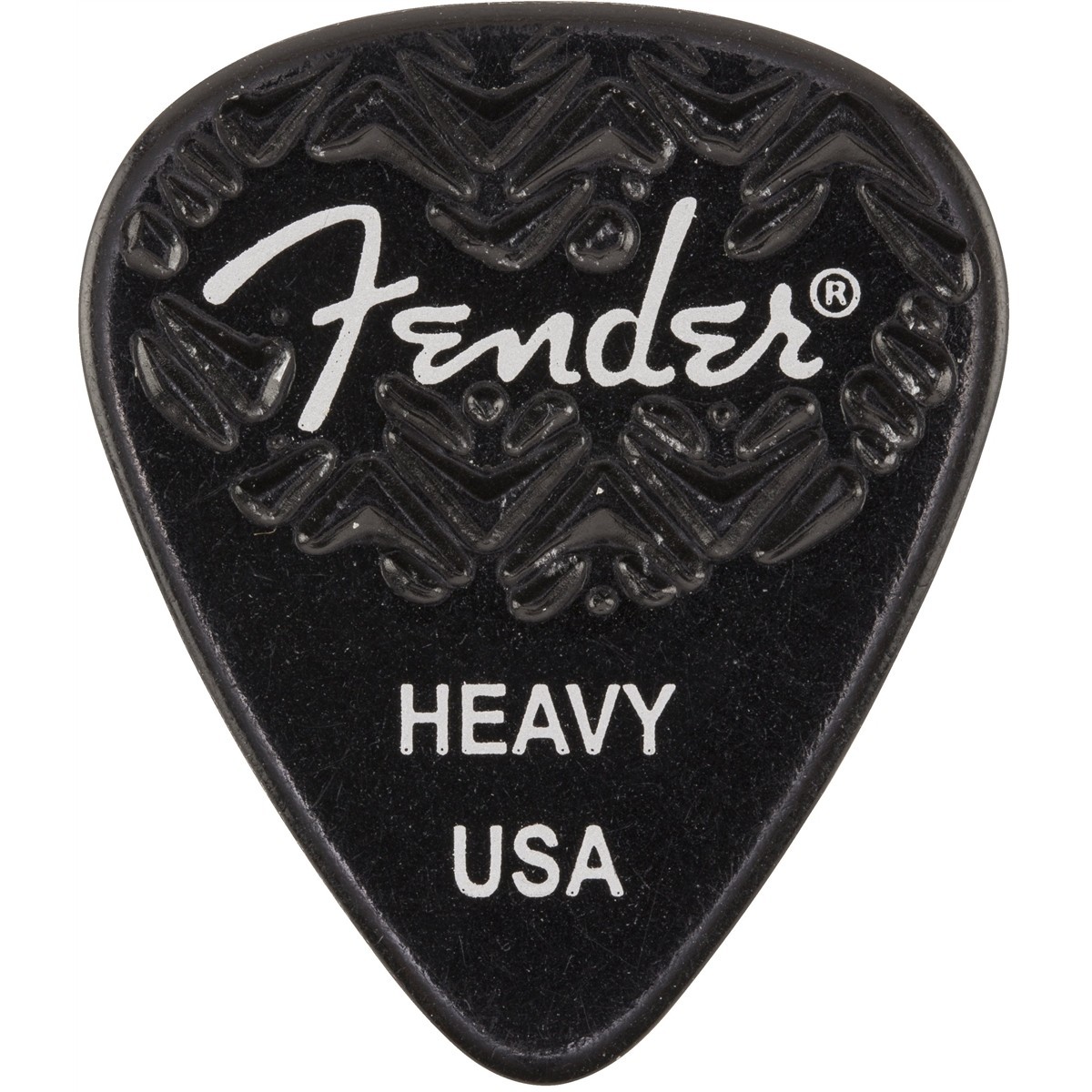Fender Plettri 351 Shape Black Heavy Confezione da 6