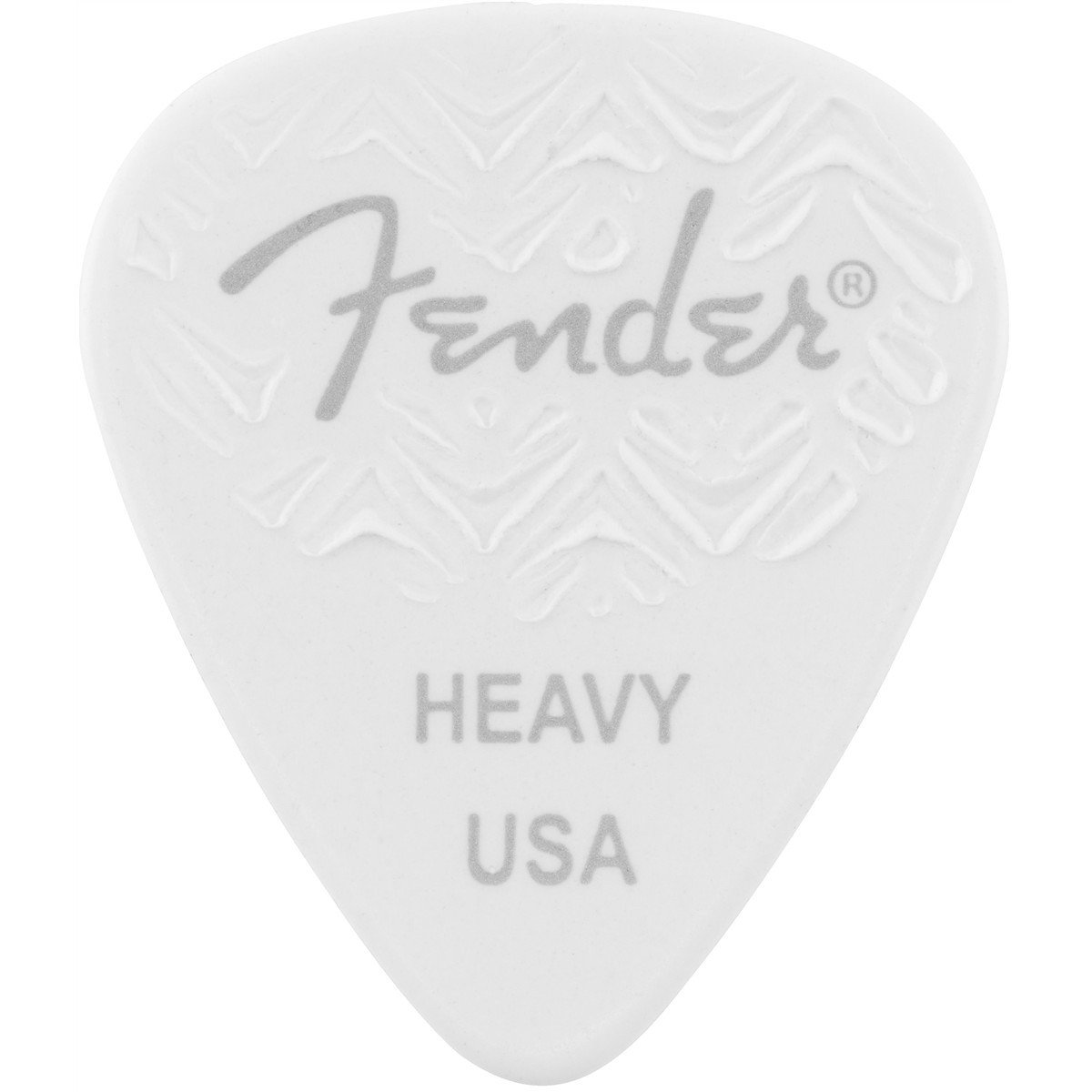 Fender Plettri 351 Shape White Heavy Confezione da 6