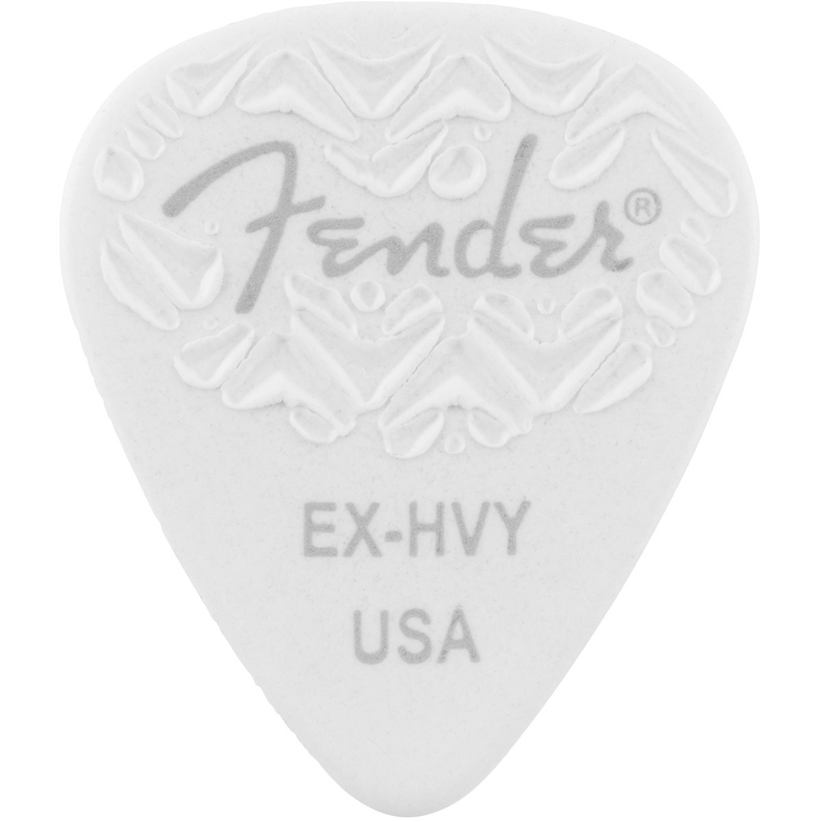 Fender Plettri 351 Shape White Extra Heavy Confezione da 6