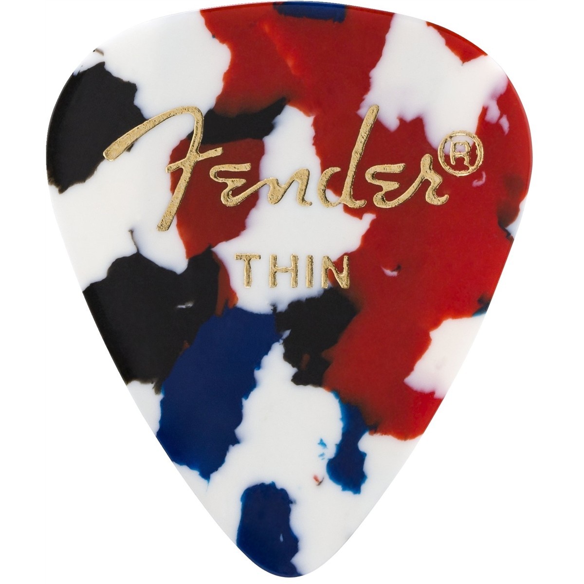 Fender Plettri Confetti 351 Shape Thin Confezione da 12