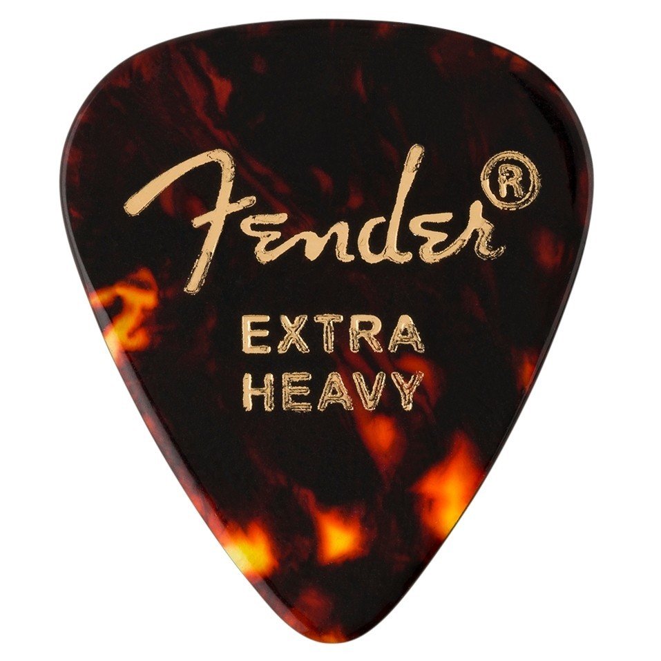 Fender Tortoise Shell, forma 351, extra pesante, 12ct
