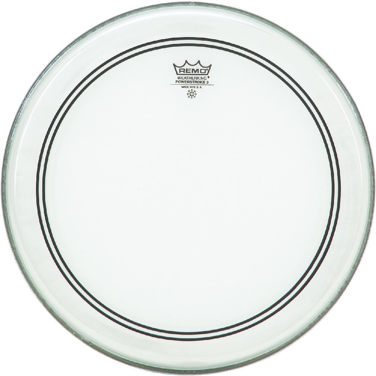 Remo Pelle per Batteria Powerstroke®3 Clear 24″