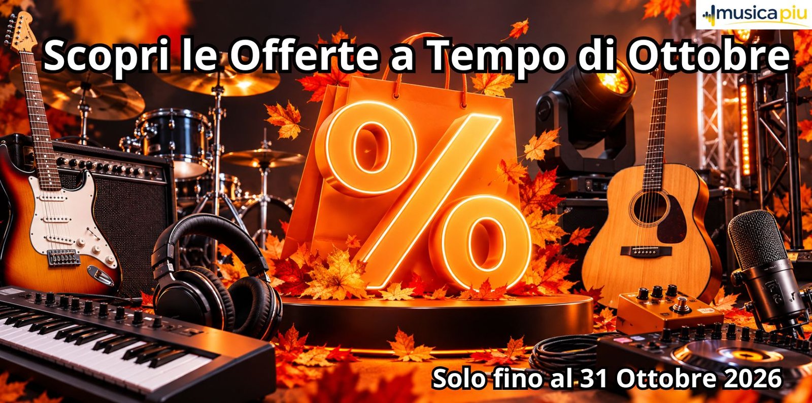 Offerte Ottobre strumenti musicali