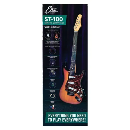 Eko Guitars ST-100 Pack Black